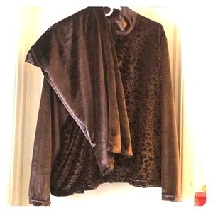 A brown solid brown jumpsuit